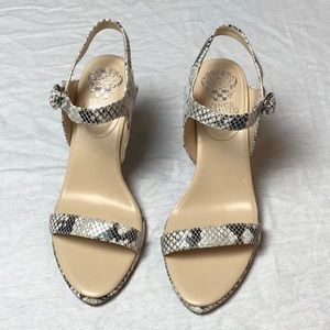 Vince Camuto Lynona snakeskin sandal